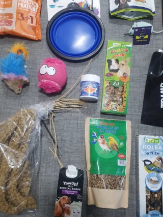 Lote de accesorios para mascotas