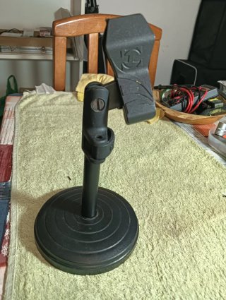 Pie de micrófono para bombo