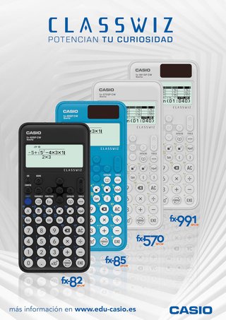 Casio calculadora científica solar funciones