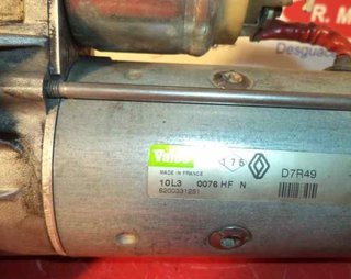 1121282 8200331251 motor arranque renault megane