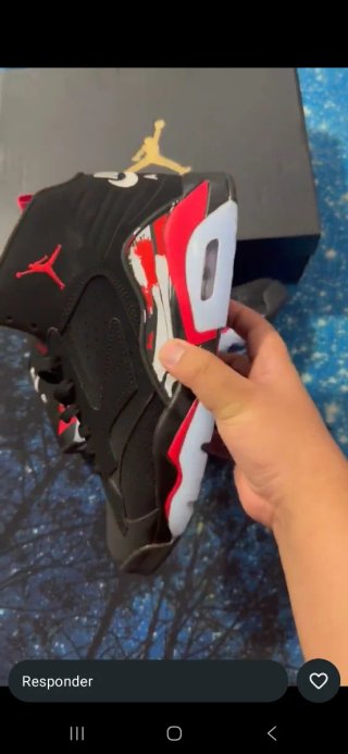Jordan MVP Negro y Rojo