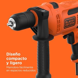 BLACK+DECKER taladro percutor potente compacto