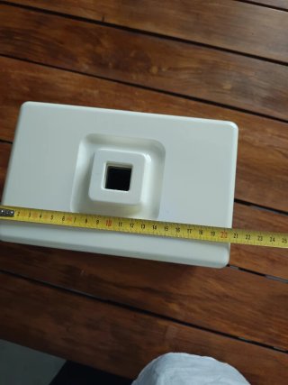 Contenitore Cucito Tupperware Bianco Grigio e nero