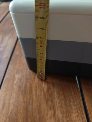 Contenitore Cucito Tupperware Bianco Grigio e nero