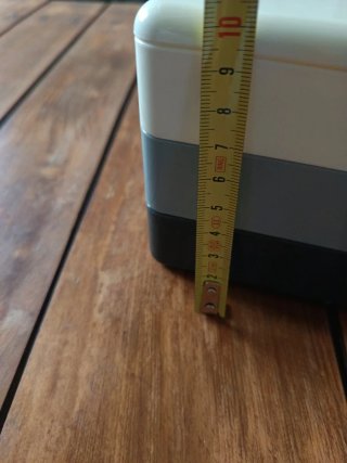 Contenitore Cucito Tupperware Bianco Grigio e nero