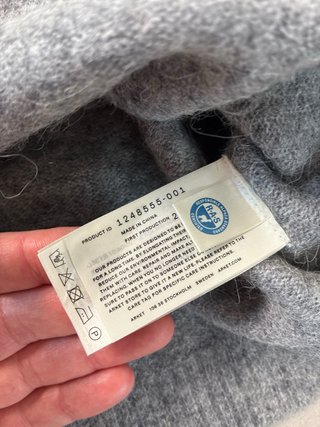 Jersey Arket Lana Mujer Gris