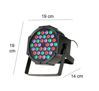 4 Fari Strobo 36 LED Proiettore Luci Discoteca Dj