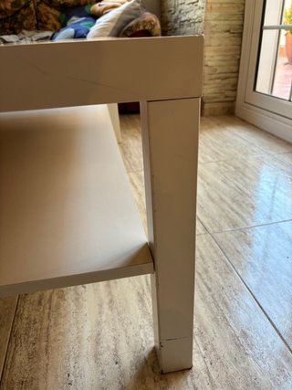 Mesa centro IKEA LACK blanca 118x78cm