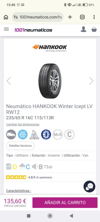 Neumáticos Hankook Invierno