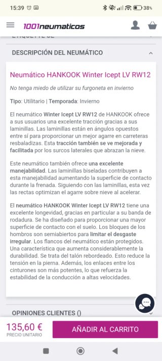 Neumáticos Hankook Invierno