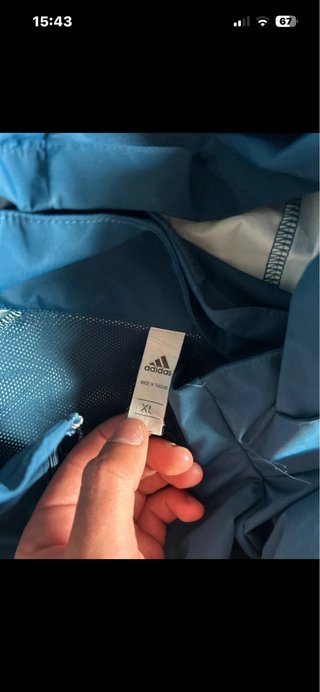 Chaqueta Juventus Adidas Cortavientos Azul
