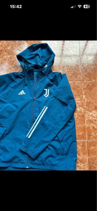 Chaqueta Juventus Adidas Cortavientos Azul