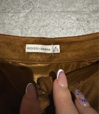 Falda marrón Bershka Talla M