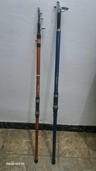 2 Cañas de Pesca Telescópicas