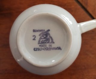 Servizio Tè Porcellana Bohemia Elegante 12 pezzi