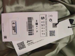 Zara Vestito Seta Verde Oliva