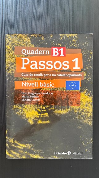Passos 1. Quadern B 1: Curs de català. Buen estado