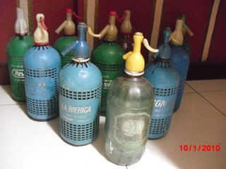 10 SIFONES ANTIGUOS PARA DECORAR X 25€TODOS