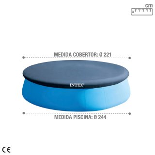 Cobertor Piscina Intex Easy Set 244 cm