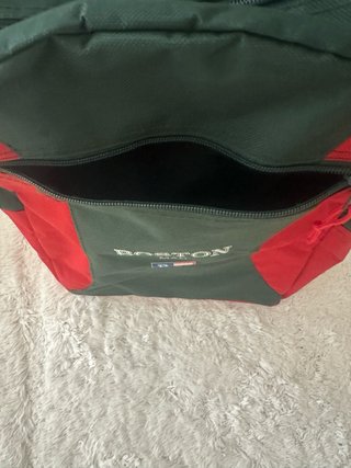 Mochila Boston Man Verde y Roja