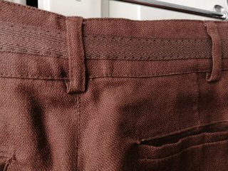 Pantalones 100% lino Mango, T42