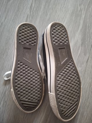 Zapatillas de tela negras talla 35