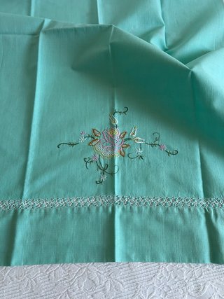Asciugamani vintage ricamati 100% cotone