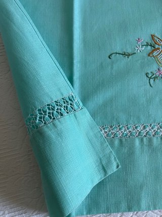 Asciugamani vintage ricamati 100% cotone