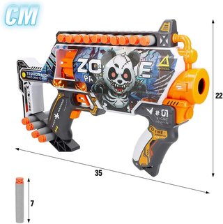 COLORBABY pistola dardos espuma zombies niños