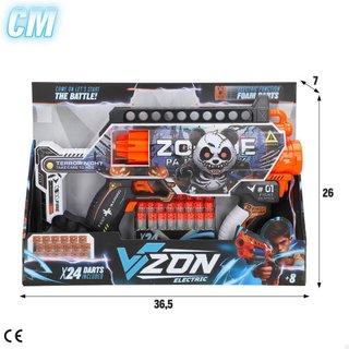 COLORBABY pistola dardos espuma zombies niños
