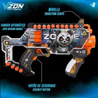 COLORBABY pistola dardos espuma zombies niños