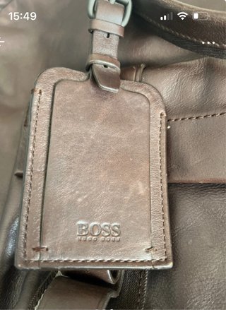 Maletín Piel Marrón Hugo Boss
