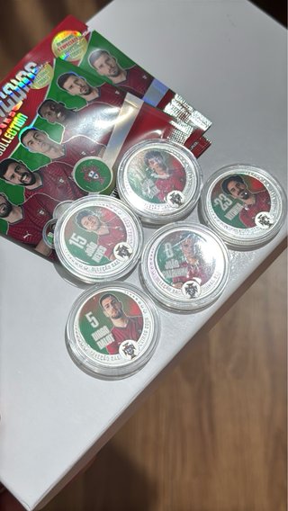 5 Moedas Seleção Portuguesa Futebol Icoins