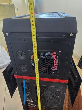 Torre PC Nox X2 PROYECT Negra/Roja. 16 gb RAM