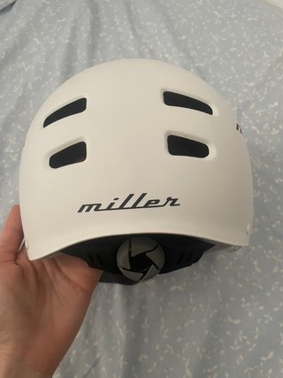 Casco Miller Blanco Talla S/M Nuevo