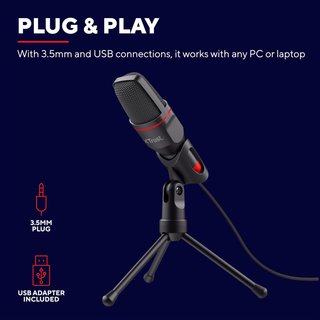 Trust Gaming micrófono PC USB streaming