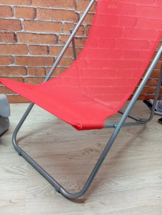 Tumbona Plegable Roja