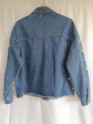 Chaqueta vaquera pedrería