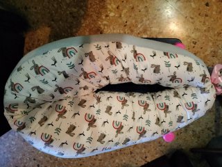 Cojín para bebé reborn con estampado