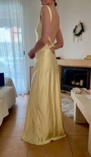 Vestido amarillo Andy Nuevo con etiqueta