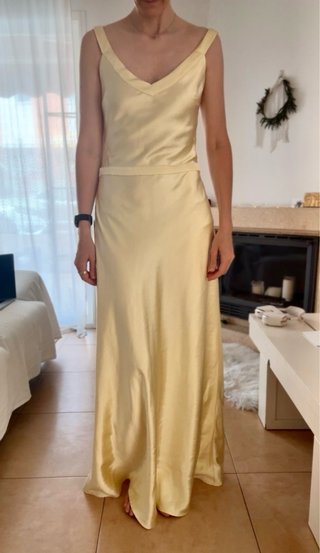 Vestido amarillo Andy Nuevo con etiqueta