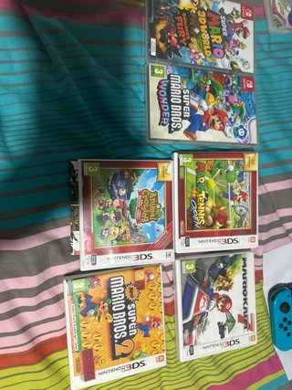 Lote 6 juegos Nintendo 3DS y Switch