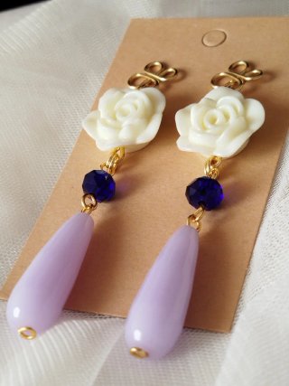 Pendientes Flamenca/Fiesta tricolor