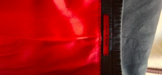 Traje Carolina Herrera Talla 38 Negro/Rojo