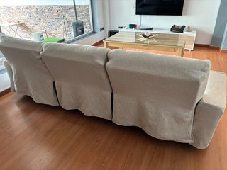 Sofá chaise longue eléctrico 4 plazas