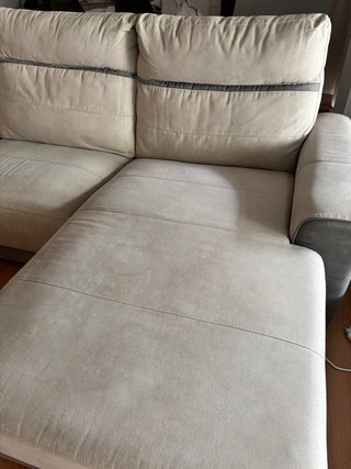 Sofá chaise longue eléctrico 4 plazas