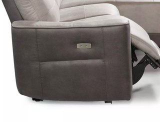 Sofá chaise longue eléctrico 4 plazas