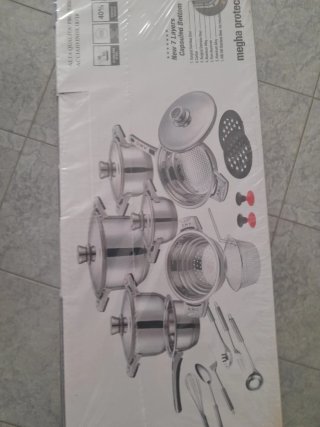 Nuovo set pentole acciaio AMC 25 pezzi