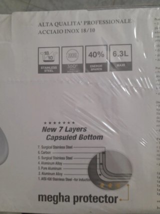 Nuovo set pentole acciaio AMC 25 pezzi
