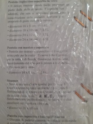 Nuovo set pentole acciaio AMC 25 pezzi